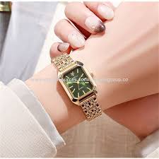 New Foreign Trade Women's Watch, Fashionable and Simple Square Quartz Watch for Female Students