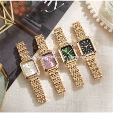 New Foreign Trade Women's Watch, Fashionable and Simple Square Quartz Watch for Female Students